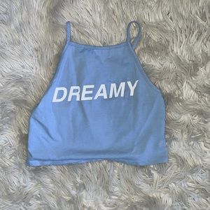 blue LA HEARTS tank hulter